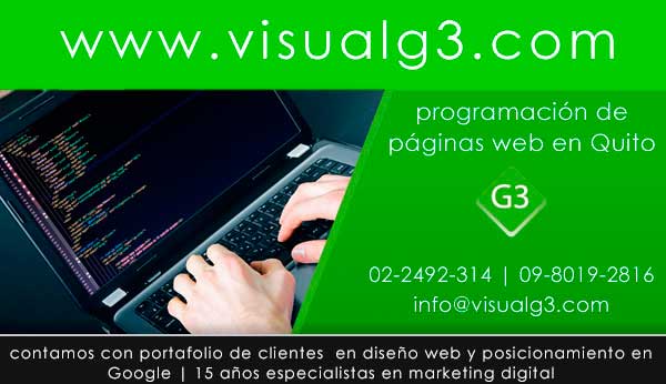 programacion de paginas web en Quito
